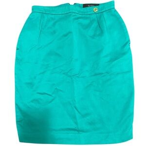 Gucci Vibrant Turquoise Pencil Skirt